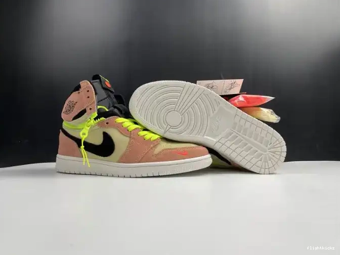 Jordan 1 Air Switch High CW6576-800 Peach 0429
